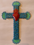 Colorful Tin Cross