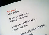 Tea Poem by Nick Vagnoni